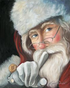 Painter Kimberly Daniel Debuts Her New Santa